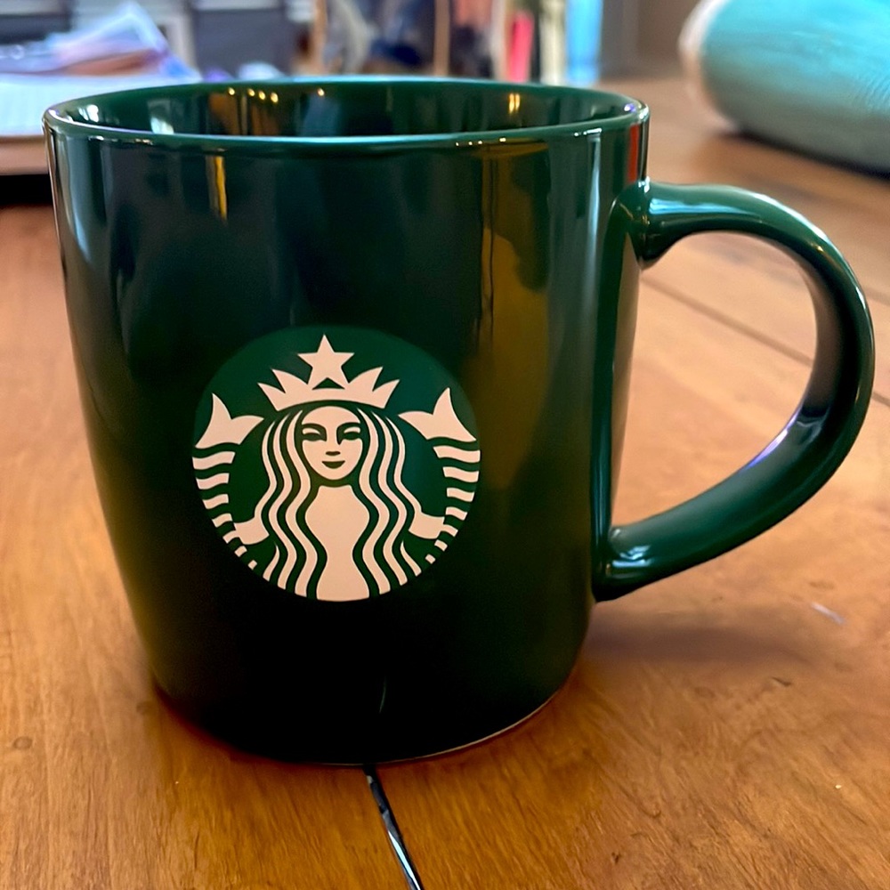 Starbucks 2020 Green Logo Ceramic Coffee Mug (12 fl oz)